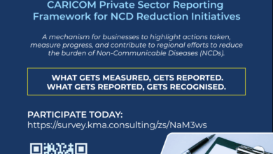 Photo of CARICOM Private Sector NCD Reporting Framework