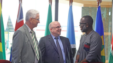 Photo of German officials pay courtesy call to the CARICOM Secretariat