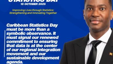 Photo of Message by the Hon. Dickon Mitchell, Prime Minister of Grenada and Lead Head of Government with Responsibility for Science and Technology in the CARICOM Quasi Cabinet | Caribbean Statistics Day | 15 October 2025