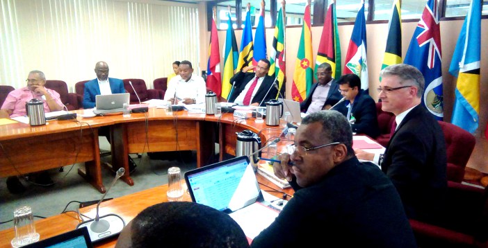 Photo of Energy Roundtable underway at CARICOM Secretariat