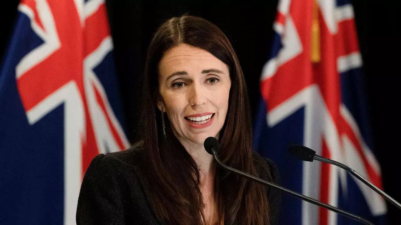 New Zealand Prime Minister Jacinda Ardern addresses the media Saturday after attacks at two mosques left at least 49 people dead.